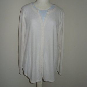 CLEARANCE Women's Plus Size (1) Long Sleeve Super Soft Top by 24/7 NWT.